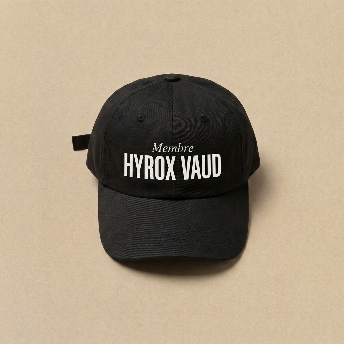 Noir - Membre - Hyrox Vaud Casquette