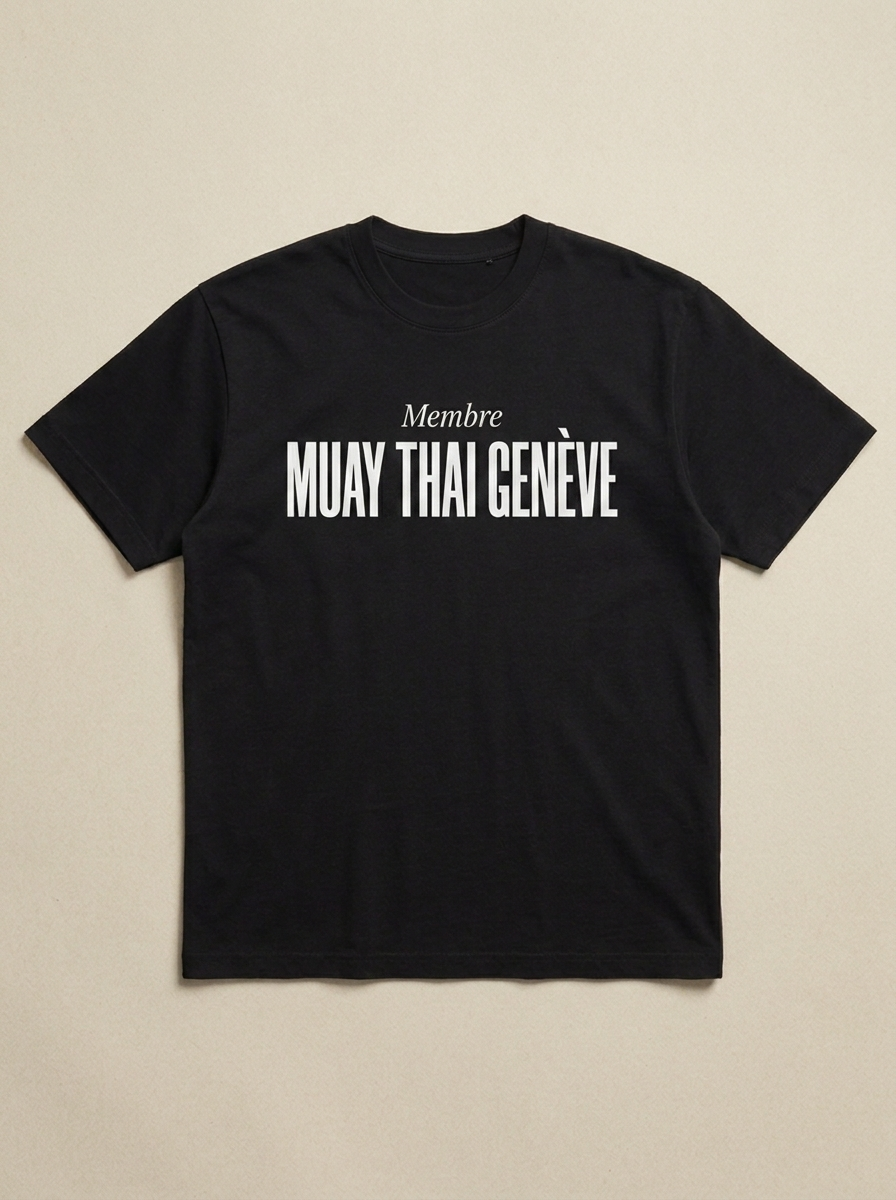 Noir - Membre - Muay Thai Geneve Tee