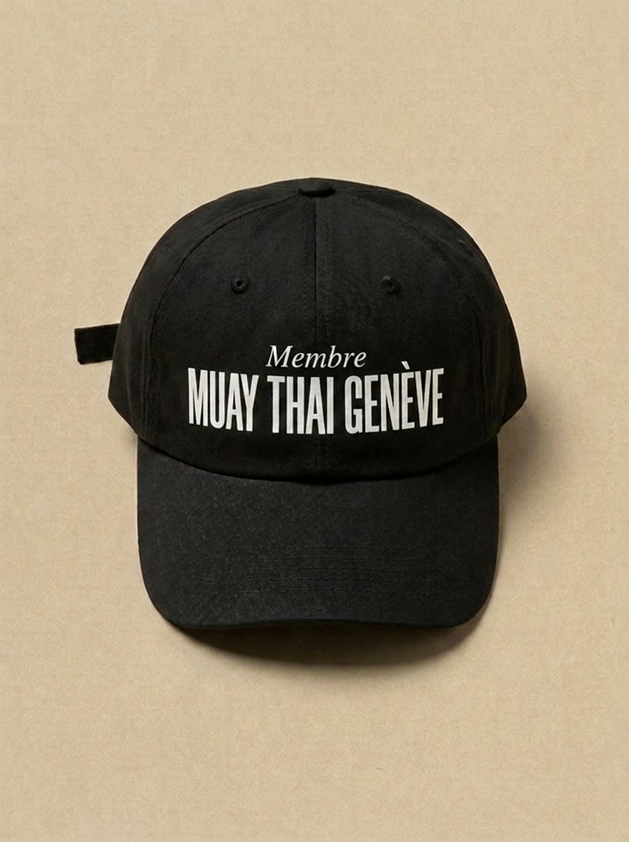 Noir - Membre - Muay Thai Geneve Casquette