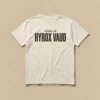 Blanc - Athlete de - Hyrox Vaud Tee
