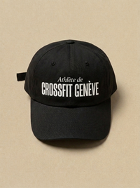 Noir - Athlete de - CrossFit Geneve Casquette