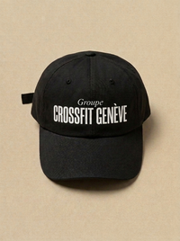Noir - Groupe - CrossFit Geneve Casquette