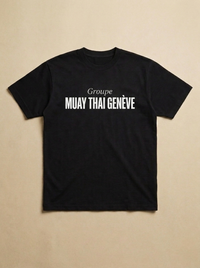 Noir - Groupe - Muay Thai Geneve Tee