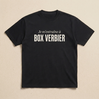 Noir - Je m'entraine a - Box Verbier Tee