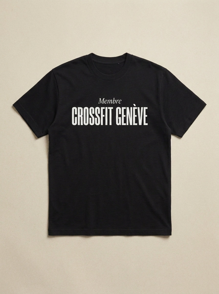 Noir - Membre - CrossFit Geneve Tee