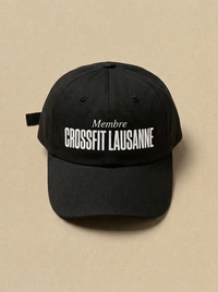 Noir - Membre - CrossFit Lausanne Casquette